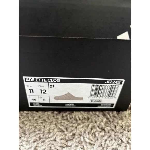 Adidas Adilette Clogs Unisex Slippers Sport Casual Gym Slide NWT JI2242 Mens 11 - Picture 2 of 7